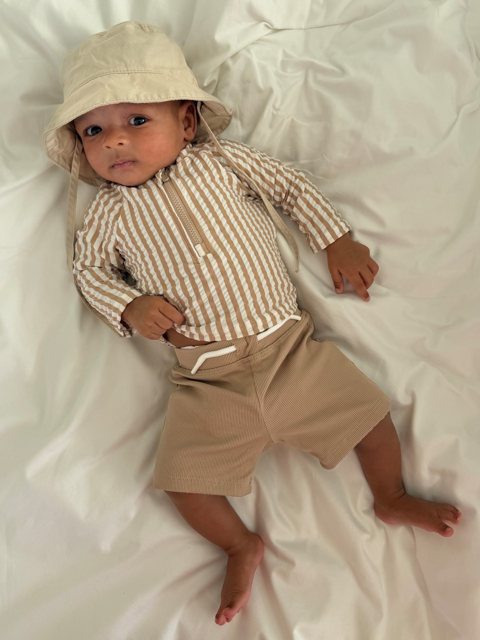 Eli’s pool outfit 🤍 swimsuit fits TTS

#LTKSwim #LTKBaby #LTKTravel