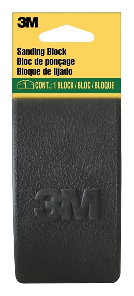 3M Rubber Sanding Block, 2 5/8 in x 4 3/4 in x 1 1/4 in | Amazon (US)