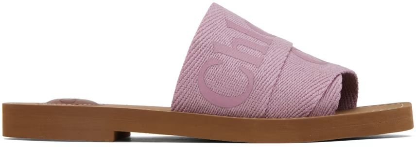 Chloé - Purple Woody Mules | SSENSE