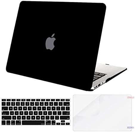 MOSISO Compatible with MacBook Pro 13 inch Case M2 2023, 2022, 2021-2016 A2338 M1 A2251 A2289 A2159 A1989 A1708 A1706, Plastic Hard Shell&Keyboard Cover&Screen Protector&Storage Bag, Black | Amazon (US)