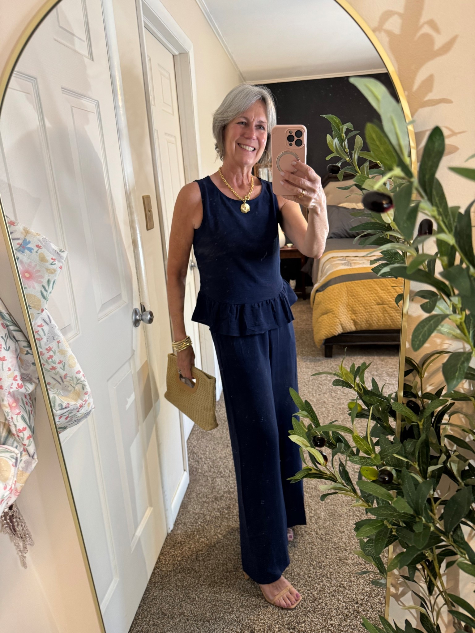 This cute 2 piece peplum set is one of my favorites. I often wear them as separates as well. It comes in several colors. I am wearing a small for reference. 

#over50style #styleover50 #agelessstyle
#over50fashion #agelessstyle
#womenover50 #fashionover50

#LTKootd #LTKSeasonal #LTKOver40