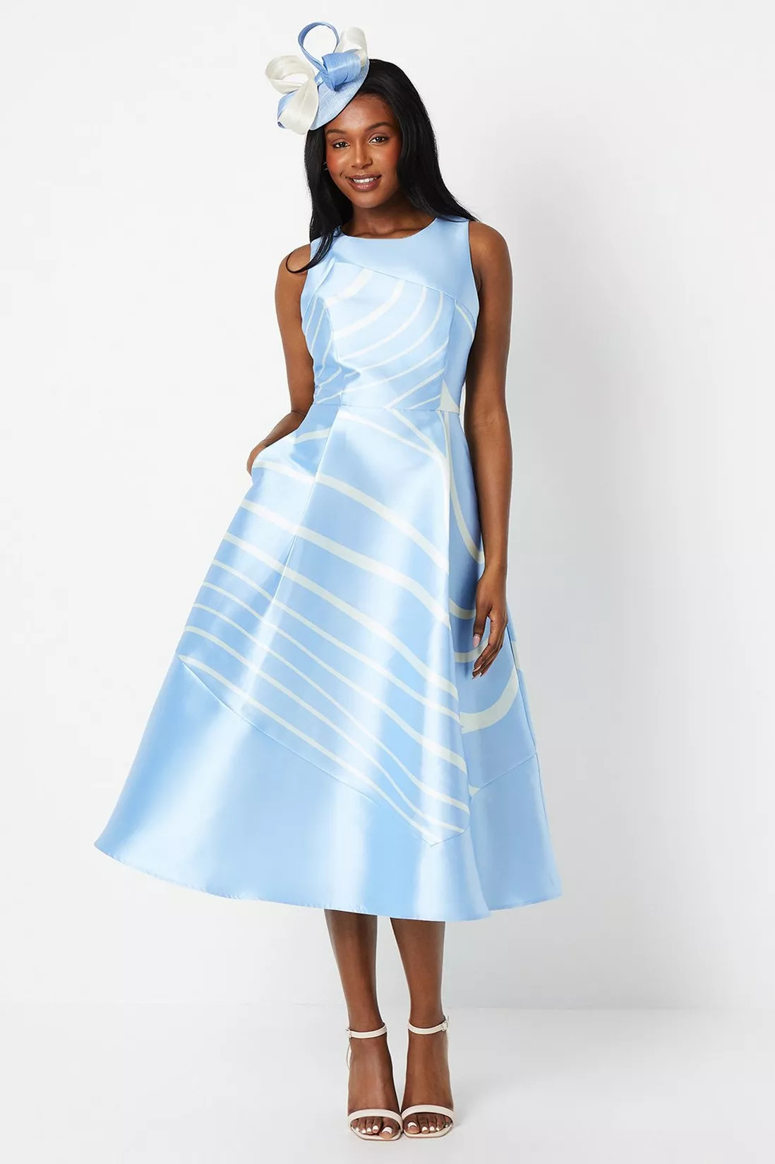 Dresses | Lisa Tan Printed Satin Twill Midi Dress | Coast | Coast UK & IE