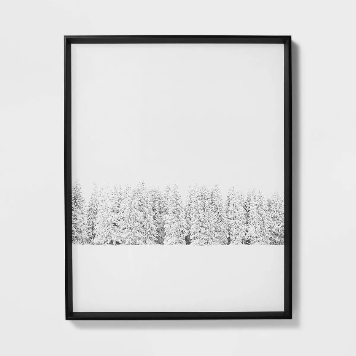 24" x 30" Winter Trees Framed Under Plexi - Threshold™ designed with Studio McGee | Target