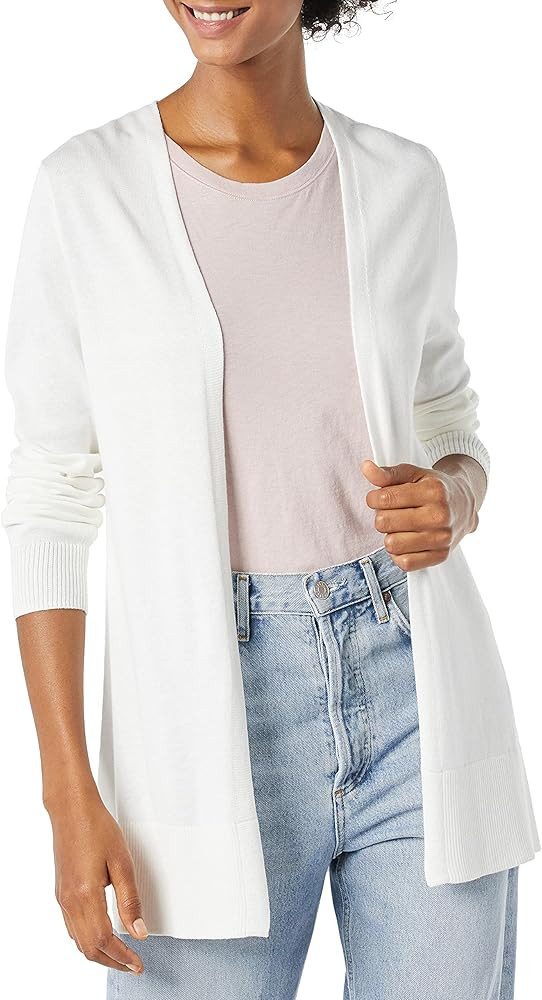 Amazon Essentials Women's Lightweight Open-Front Cardigan Sweater (Available in Plus Size) | Amazon (US)