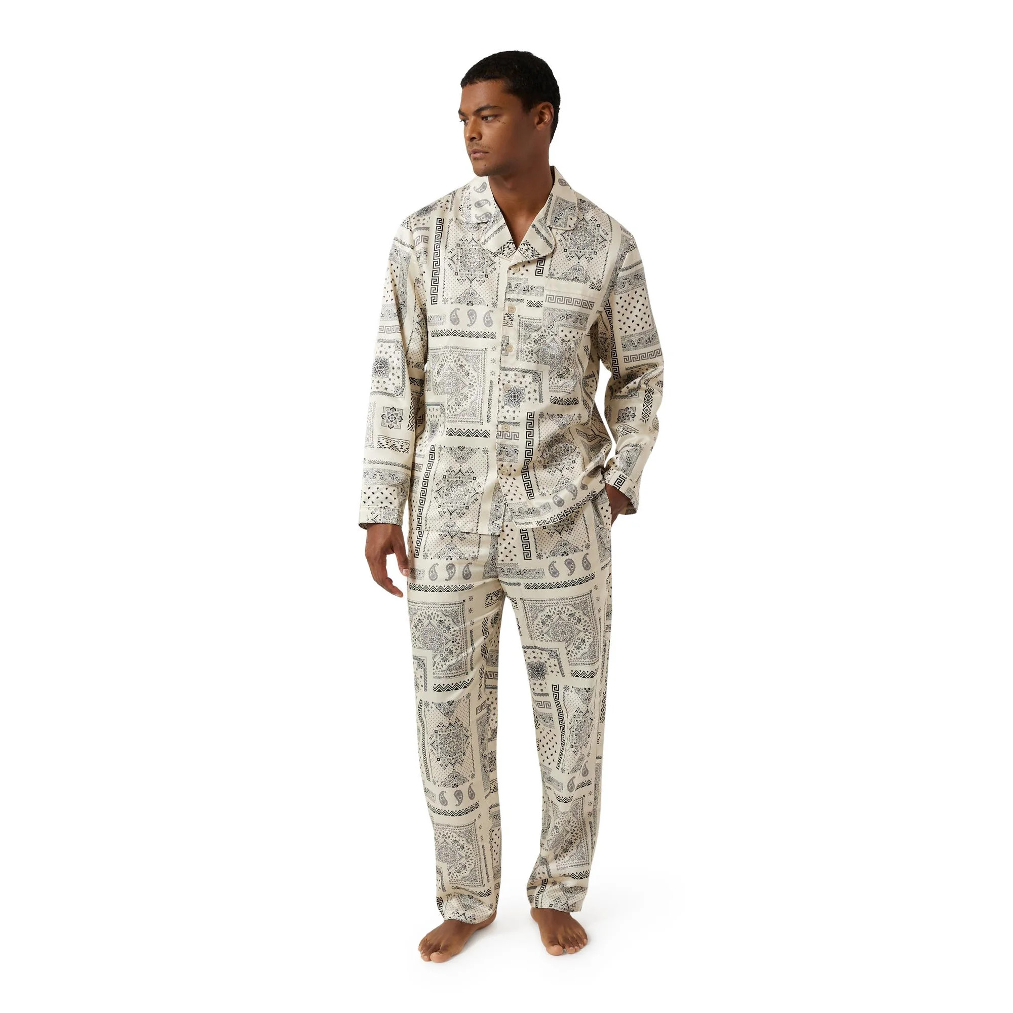 Dogg Supply by Snoop Dogg Poly Satin Men's Sleep Set - Walmart.com | Walmart (US)