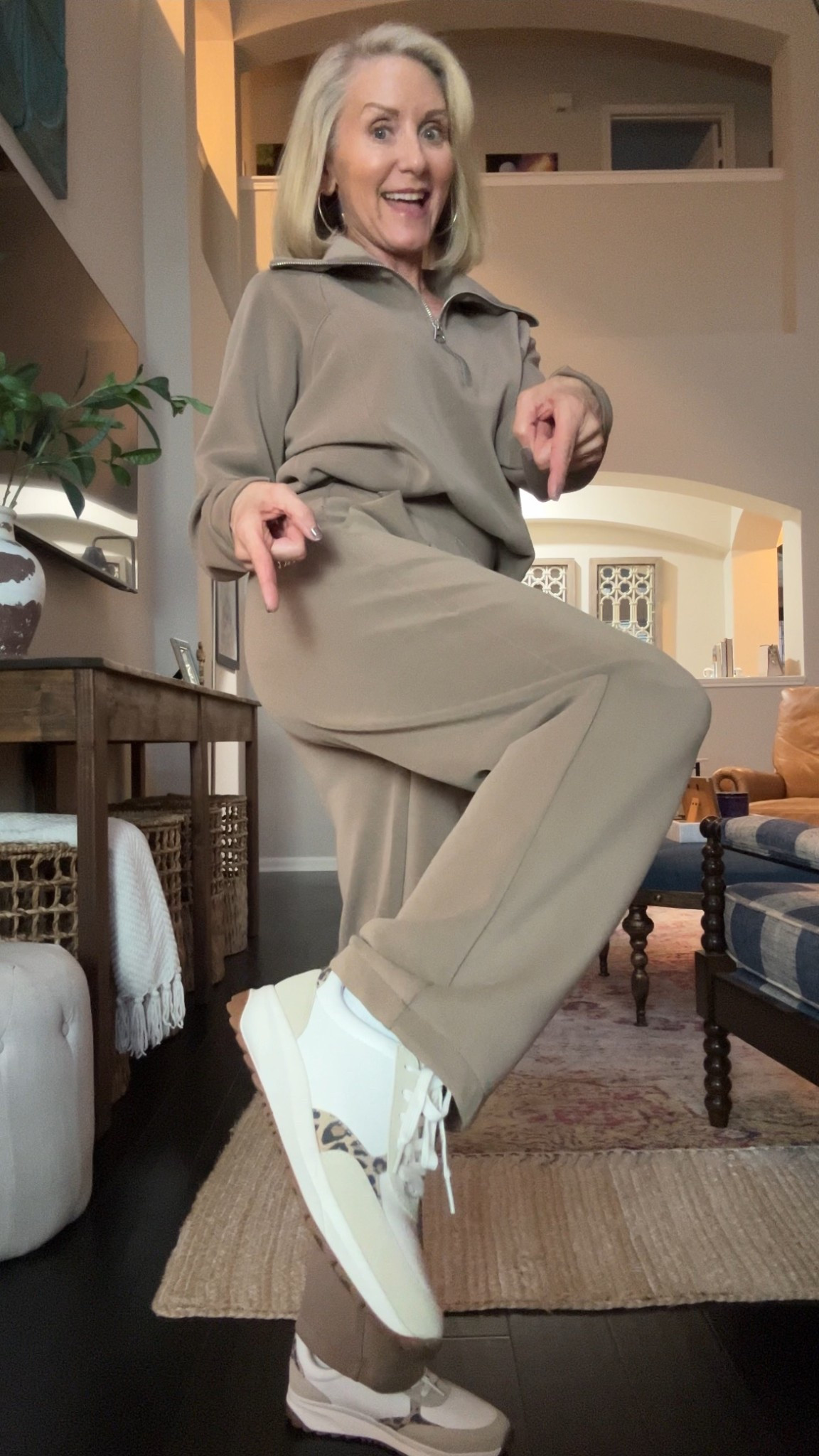 Perfect travel fit. Soft, breathable scuba like material and a perfect knock off to the Spanx AirEssentials. Shoes are incredibly comfortable.  Narrow though so I ordered a wide and they’re just right. 

#LTKootd #LTKTravel #LTKPetite