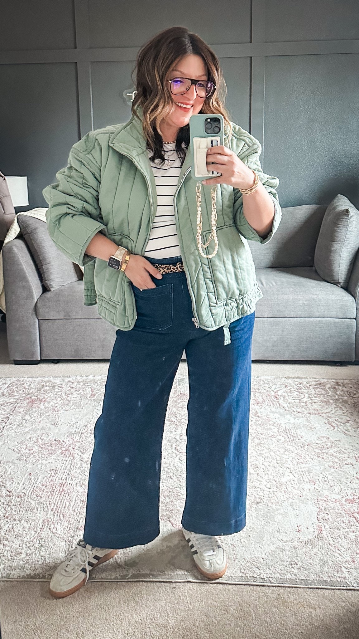 Today’s outfit:
Gap jacket, XL
Abercrombie tee, L
Colette jeans, 32
Adidas Spezials 

#LTKMidsize #LTKOver40 #LTKStyleTip