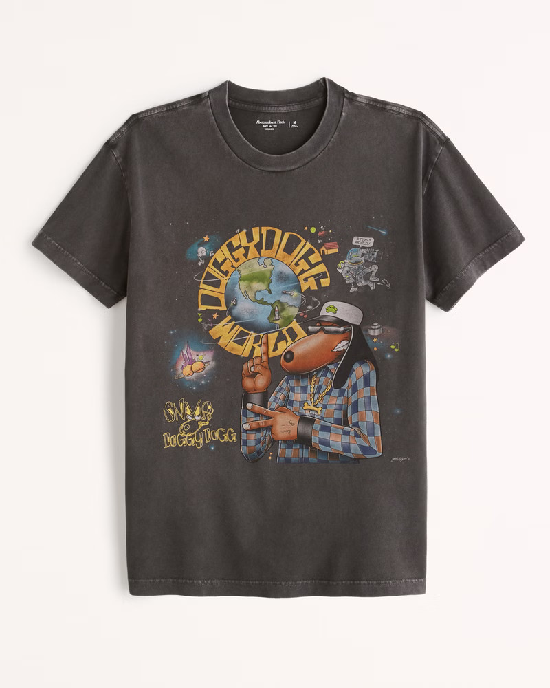 Men's Snoop Dogg Graphic Tee | Men's Tops | Abercrombie.com | Abercrombie &amp; Fitch (US)
