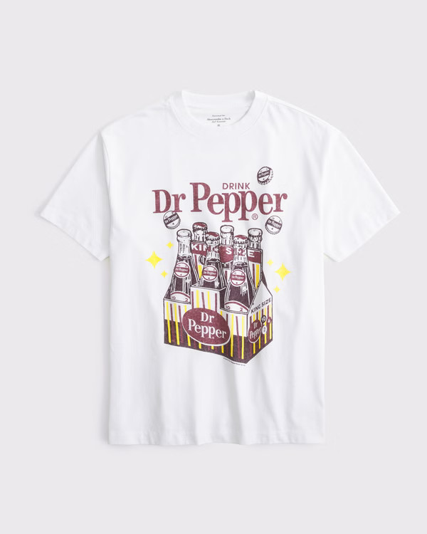 Oversized Dr Pepper Graphic Tee | Abercrombie & Fitch (US)