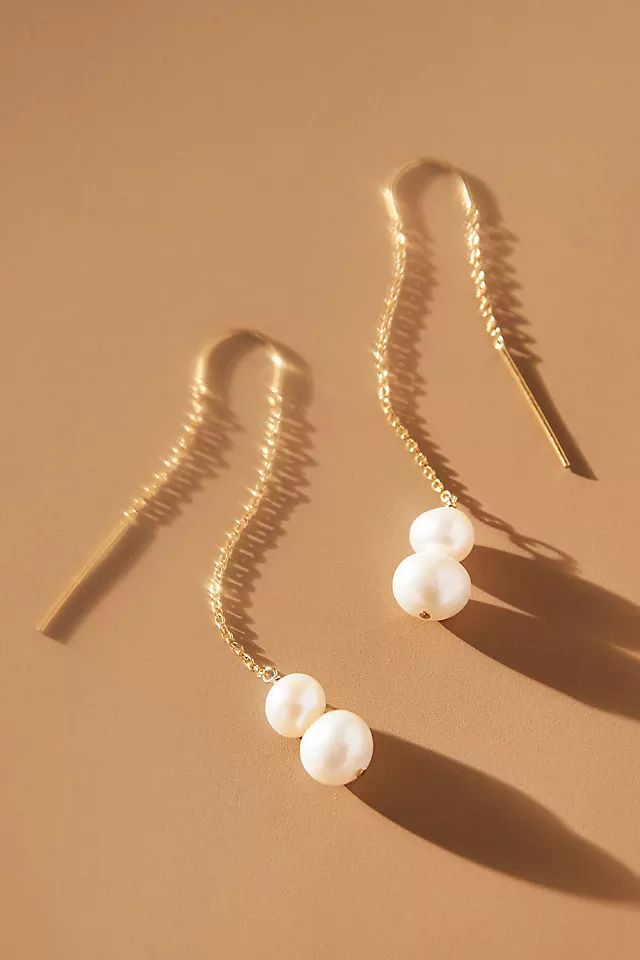 Chan Luu Threaded Pearl  Earrings | Anthropologie (US)