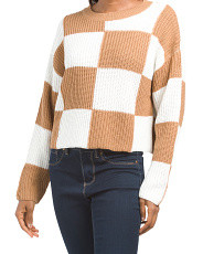 Love Tree Checkered Sweater | Marshalls