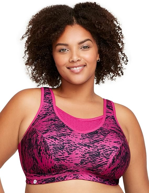 Glamorise Women's Plus Size No-Bounce Camisole Sports Bra Wirefree #1067 | Amazon (US)