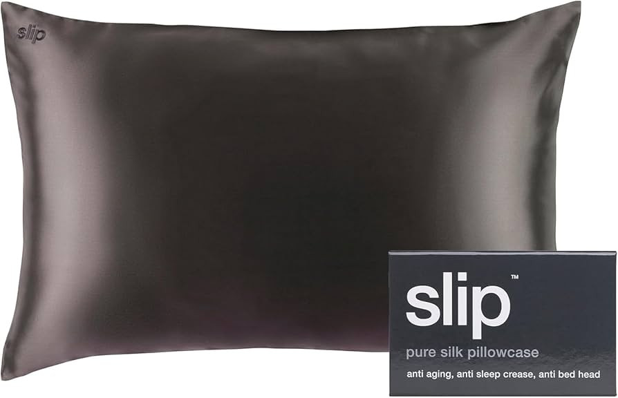 slip Queen Pure Silk Envelope Pillow Case - 100% Pure 22 Momme Mulberry Silk - Queen Size Standar... | Amazon (US)