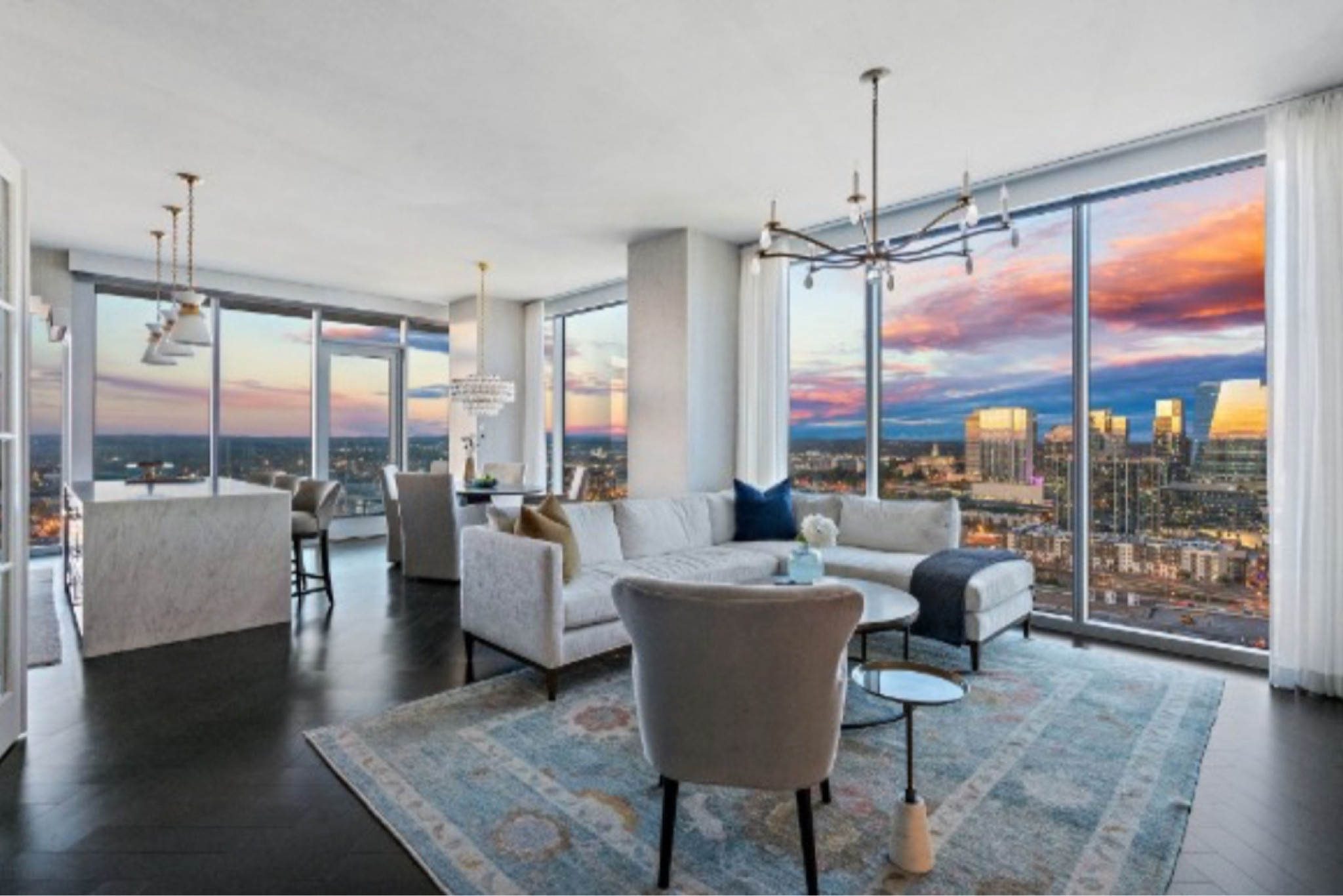 Shop My Staging Finds from a $2.3M Nashville Penthouse

Transforming a $2,300,000 penthouse in the heart of Nashville into a buyer’s dream required pieces that blend luxury, sophistication, and just the right amount of Southern charm. Now, you can shop the exact items I used to create this stunning space on my LIKEtoKNOW.it!

✨ Living Room Elegance
	•	Neutral Sofa: A timeless centerpiece that invites comfort.
	•	Statement Rug: A modern touch that ties the room together.
	•	Gold-Accented Coffee Table: Sleek and sophisticated with a touch of glam.
	•	Pillows & Throws: Layers of texture and warmth in soft, neutral tones.

✨ Dining Room Sophistication
	•	Sleek Dining Table: Clean lines and spacious enough to host gatherings.
	•	Velvet Dining Chairs: Luxe seating that elevates the room.
	•	Abstract Artwork: A bold focal point to complement the city views.

✨ Bedroom Serenity
	•	Crisp White Bedding: Hotel-inspired for a fresh, luxurious feel.
	•	Gold Lamps: Add a modern, polished look to bedside tables.
	•	Plush Area Rug: Soft underfoot for a cozy retreat vibe.

✨ Finishing Touches
	•	Oversized Mirrors: Amplify light and create an airy feel.
	•	Faux Greenery: A splash of life with zero maintenance.
	•	Decorative Accessories: Gold accents, books, and trays to style each space.

Every piece was thoughtfully chosen to highlight the penthouse’s stunning views, open floor plan, and luxury aesthetic. Ready to bring these looks into your home? Shop now through my LTK!

#NashvillePenthouse #HomeStaging #InteriorDesign #LTKhome #LuxuryLiving

#LTKStyleTip #LTKHome #LTKGiftGuide