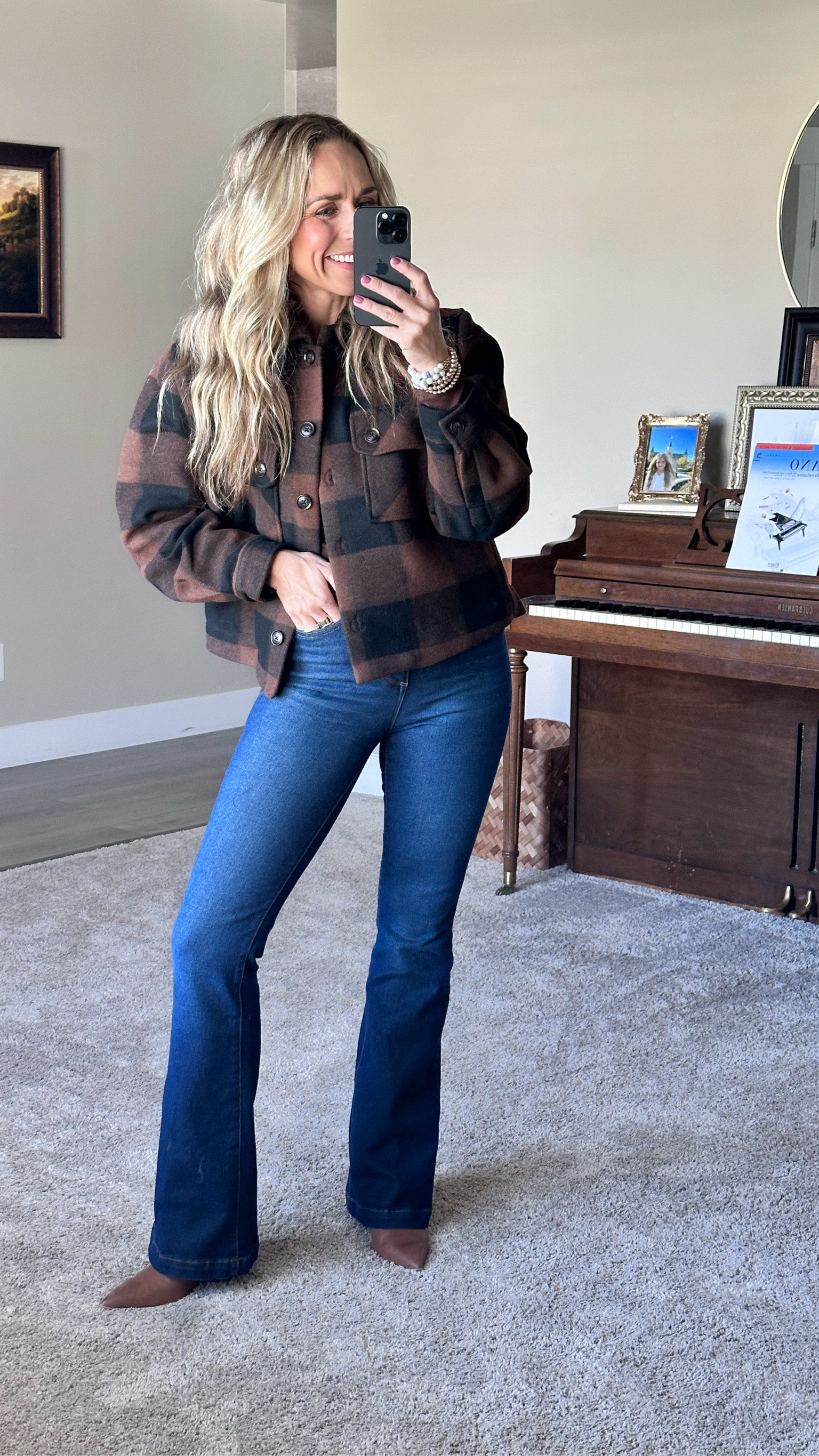 We will call this too Walmart outfit of 2024! I still can’t believe that these flare jeans are only $25!

True to size for everything. 

#LTKStyleTip #LTKFindsUnder50 #LTKFindsUnder100