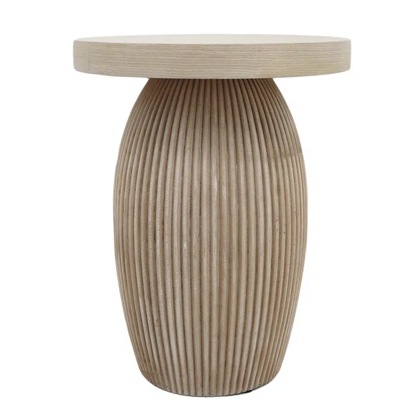 Anraj Pedestal End Table | Wayfair North America