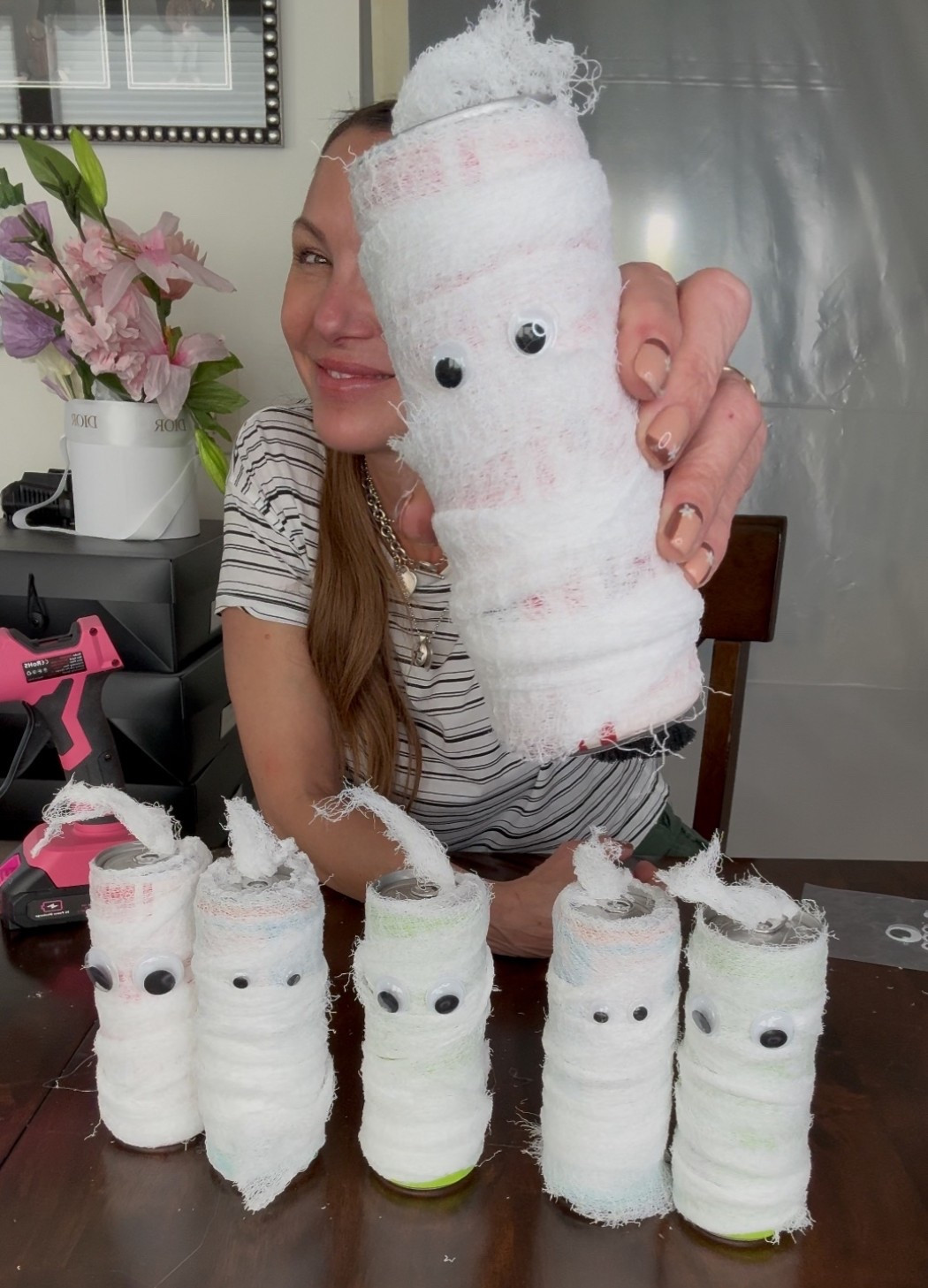 Here’s everything I used to create a fleet of mummies… I am putting these in a blue basket, but I have made these for Brady to hand out to his classmates… super easy, super customizable, and super cute! 

#LTKKids #LTKSeasonal #LTKHalloween