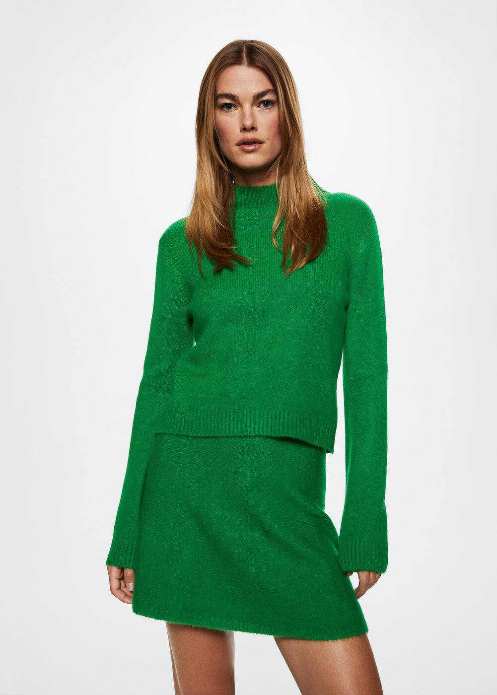 High collar sweater -  Women | Mango USA | MANGO (US)