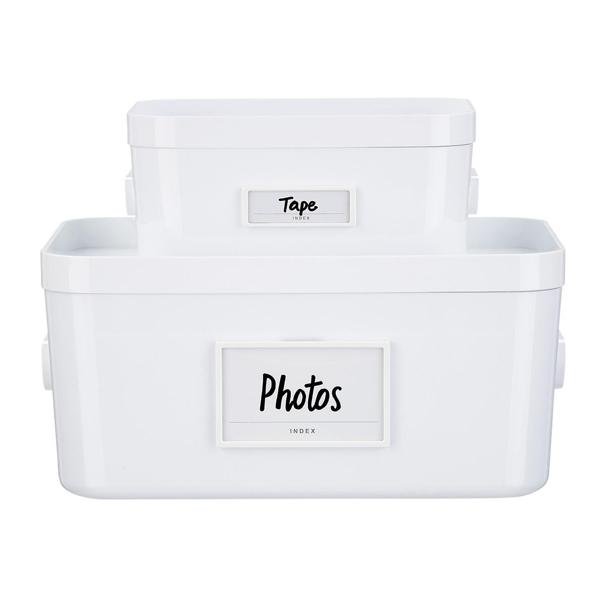 Like-it White Label Holders | The Container Store