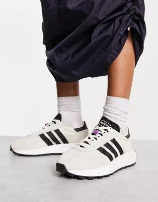 adidas Originals Retropy E5 sneakers in white and black | ASOS (Global)