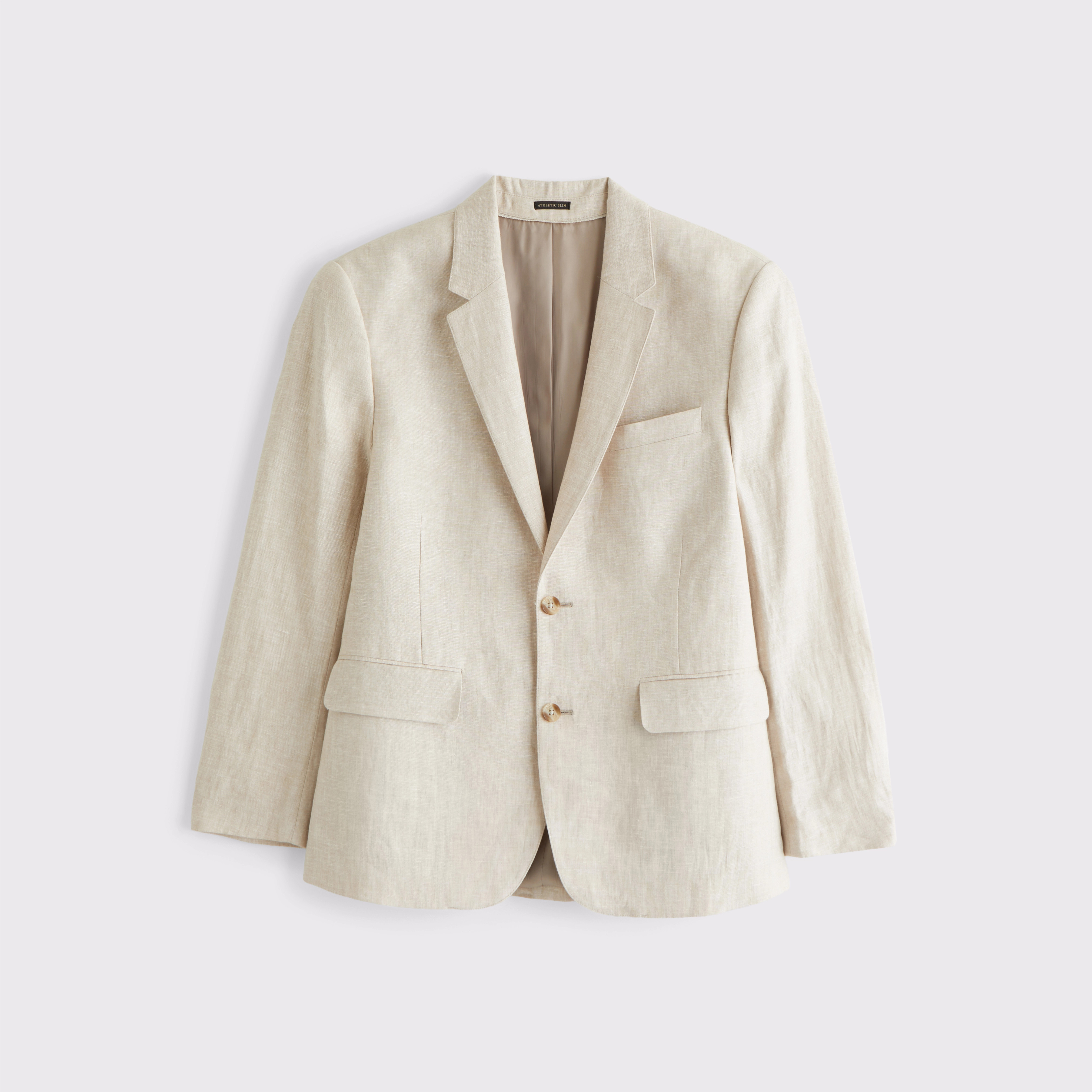The A&F Collins Athletic Fit Slim 100% Linen Blazer | Abercrombie & Fitch (US)