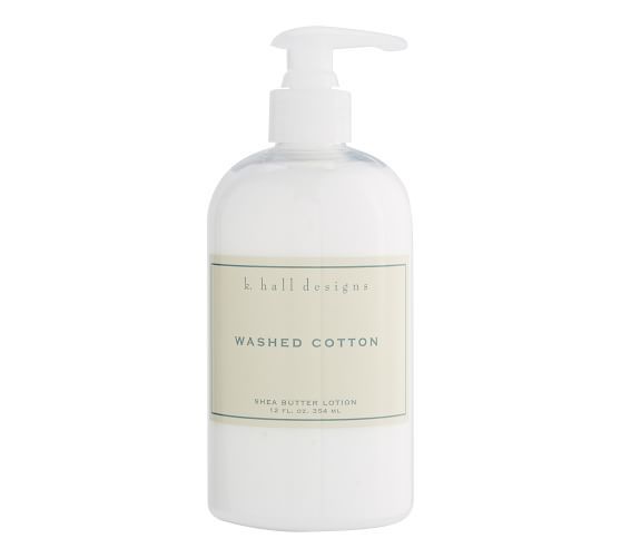 K. Hall Washed Cotton Lotion Pump | Pottery Barn (US)