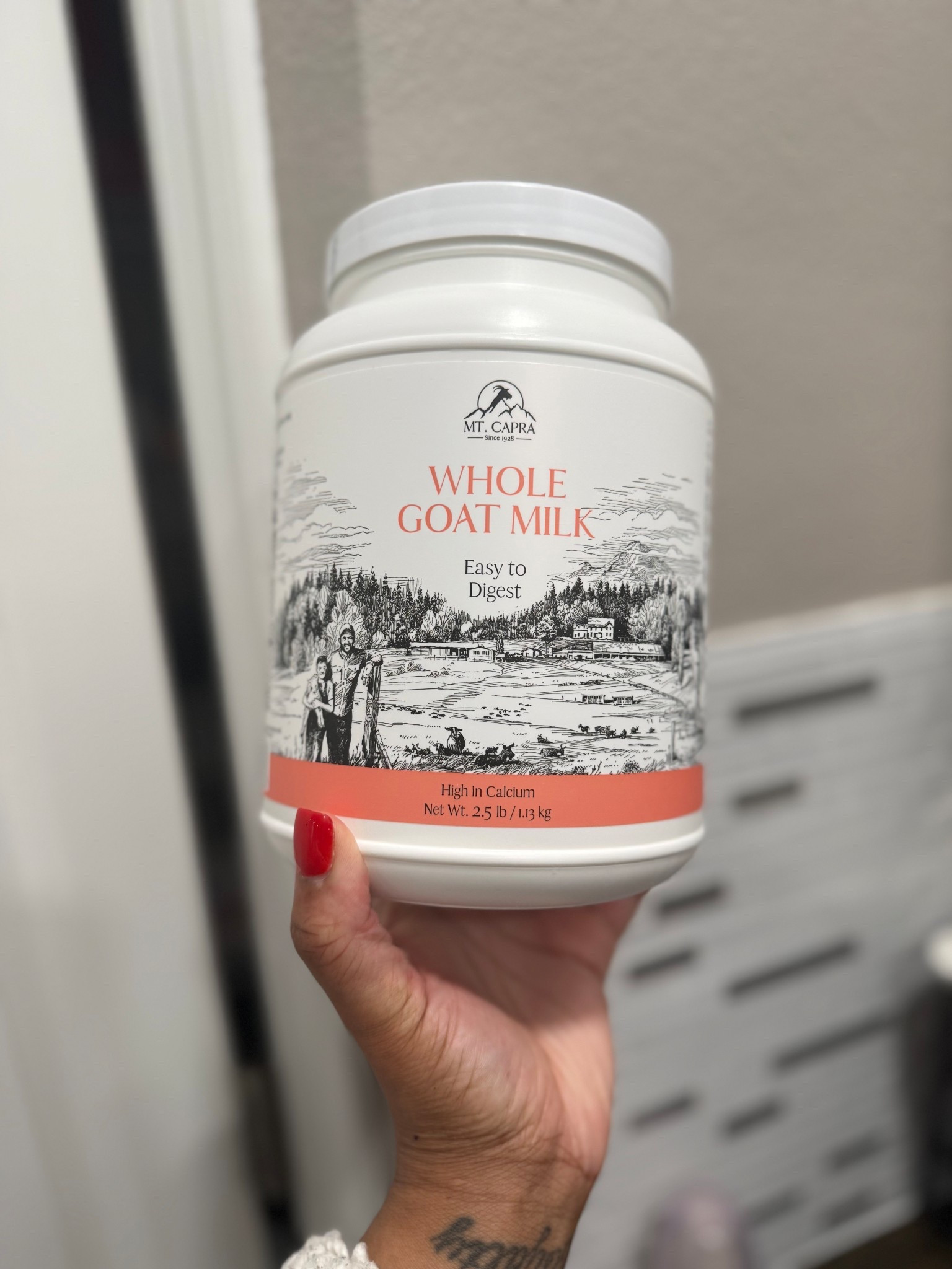 Another pantry staple I keep on hand for my little one is Mt. Capra Whole Goat Milk Powder.

What I love about it as a mom:
✔️ Made from whole goat milk  
✔️ Simple, clean ingredients  
✔️ Gentle and easier for some little tummies to digest  

It’s one of those simple options I feel really good about having in our kitchen. Clean, nourishing, and easy when you need it. 🤍

#momlife #momfinds #cleannutrition #goatmilk #toddlernutrition 

#LTKBaby #LTKmomlife