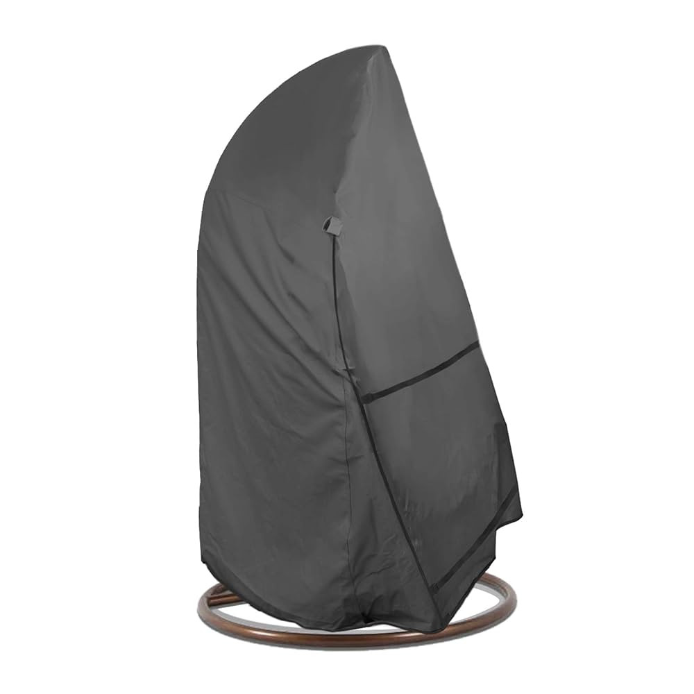 ULTCOVER Patio Hanging Egg Chair Cover - Waterproof Outdoor Single Seat Swing Egg Chair with Stan... | Amazon (US)