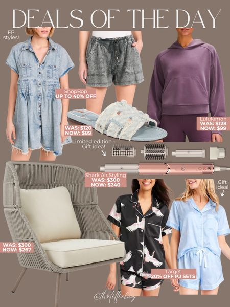 Deals of the day!
- ShopBop up to 40% off select styles
- Nordstrom new markdowns up
- Target 20% off pajama sets, robes and slippers
- Walmart patio deals
- Ulta Beauty deals 

Country concert outfit. Mother’s Day gifts. Outdoor dining set. Summer outfit. Sandals. 

#LTKFindsUnder50 #LTKFindsUnder100 #LTKSaleAlert