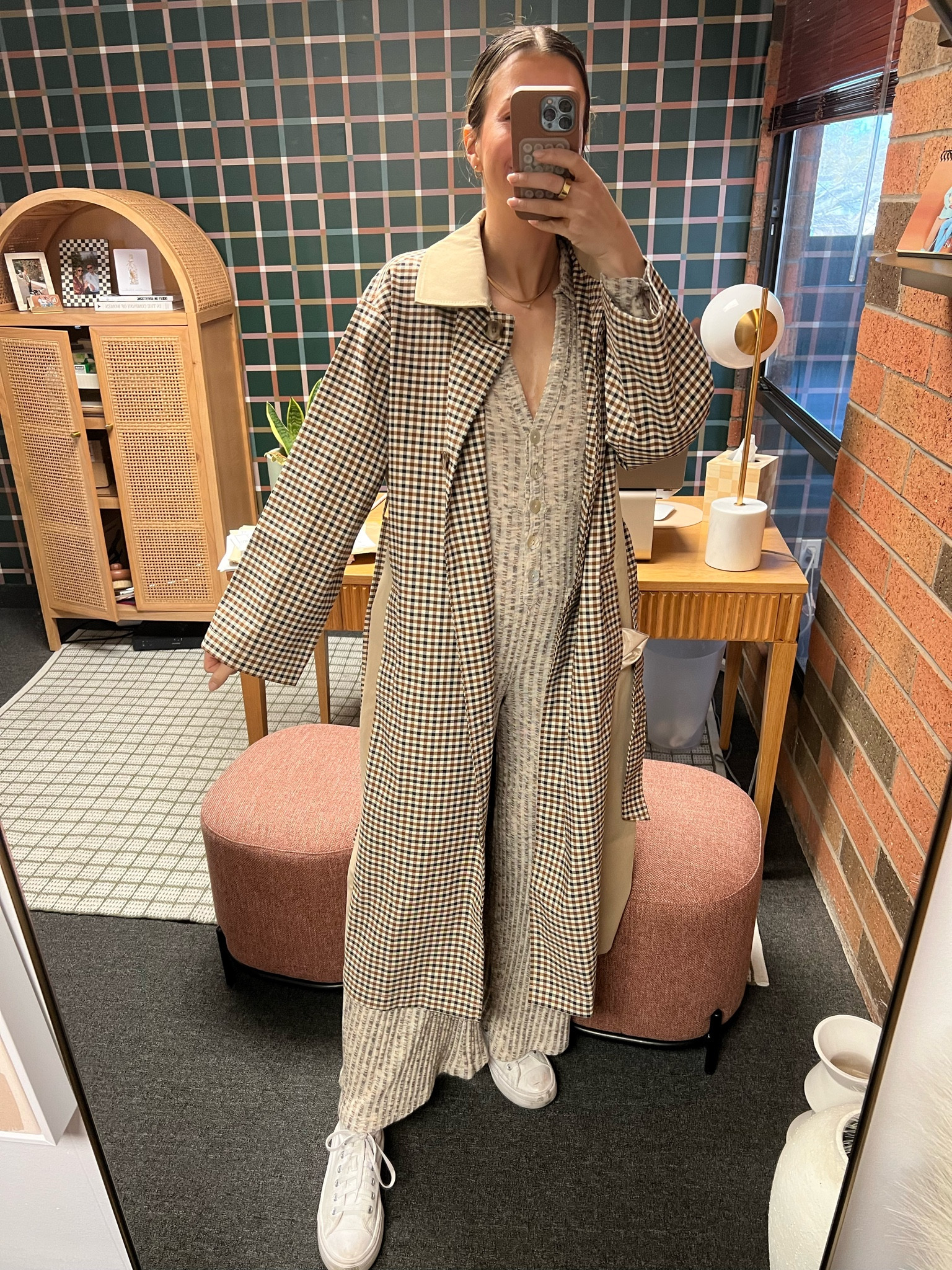 Trench coat. Casual office wear 

#LTKunder100 #LTKfit #LTKworkwear