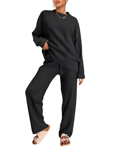 LILLUSORY 2 Piece Knit Sweater Lounge Sets for Women 2026 Fall Outfits | Amazon (US)