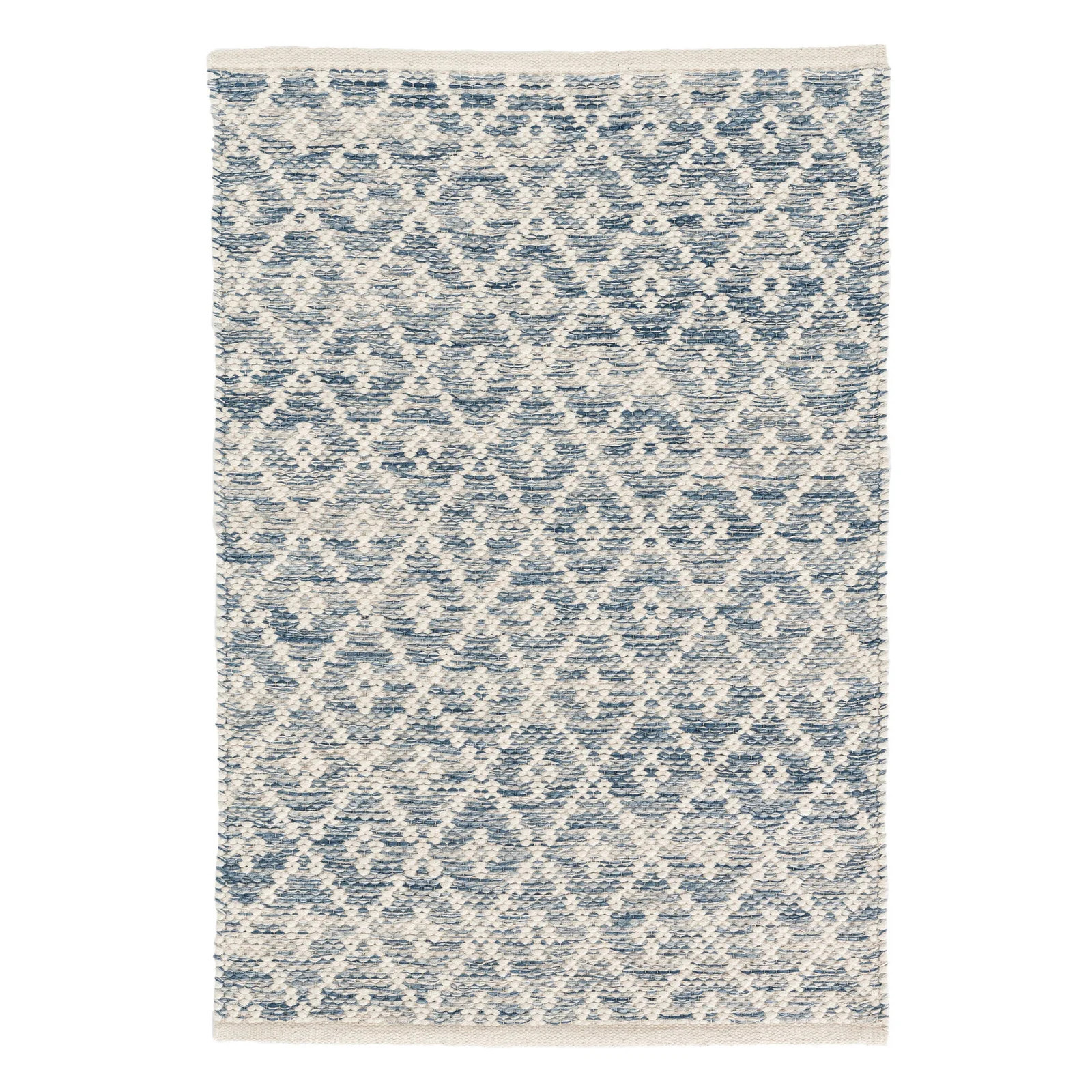 Melange Diamond Handwoven Cotton Rug | Annie Selke