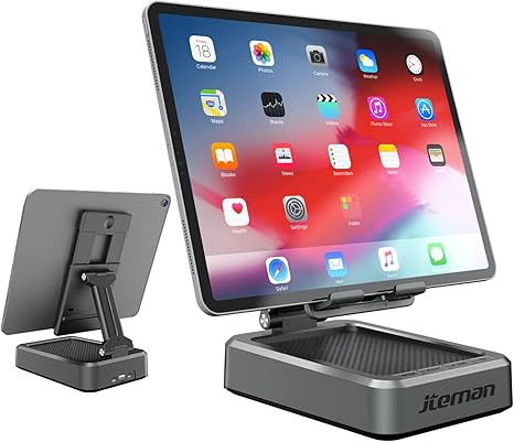 Jteman Wireless Bluetooth Speaker Tablet Stand, Adjustable with Bluetooth Speakers,Gifts for Wome... | Amazon (US)