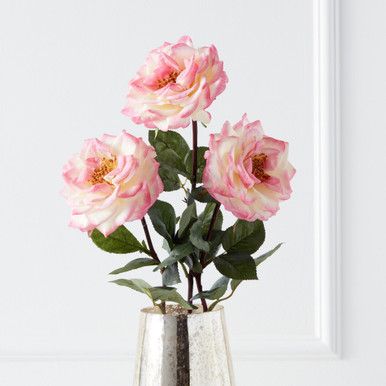 Real Touch Orlane Rose - Set of 3 | Z Gallerie