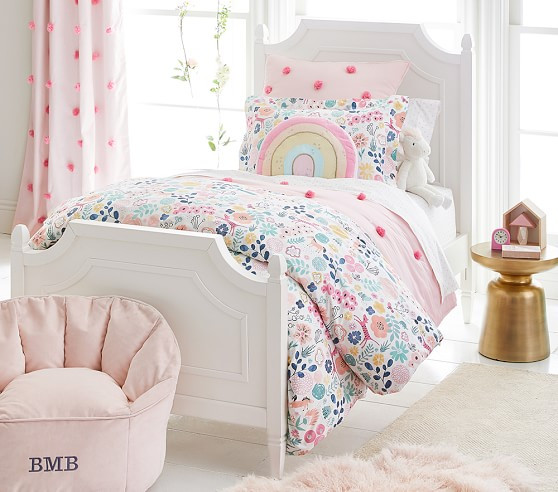 Sasha's Garden Organic Duvet Cover & Shams | Pottery Barn Kids