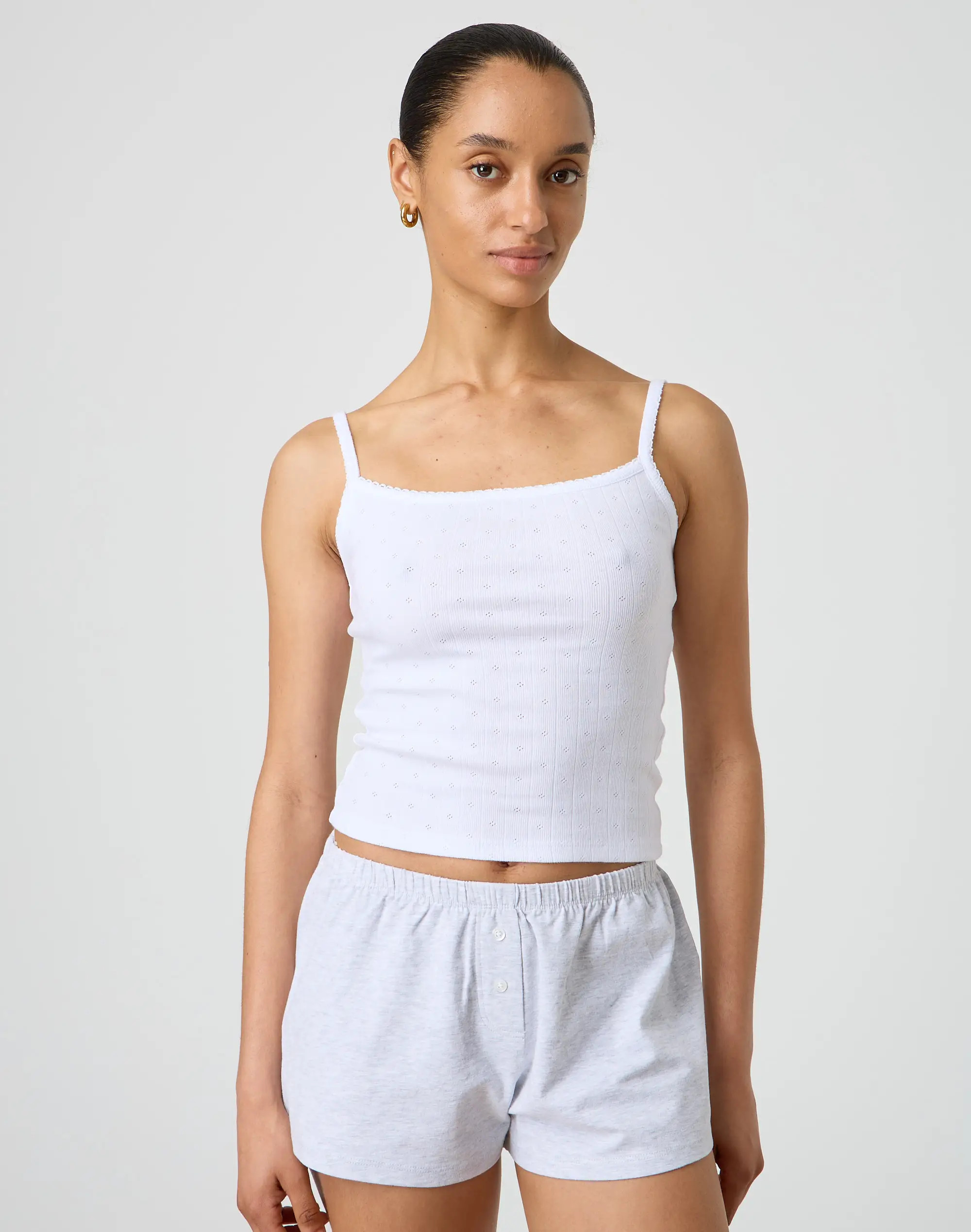 Cotton Pointelle Cami | Glassons (Australia)
