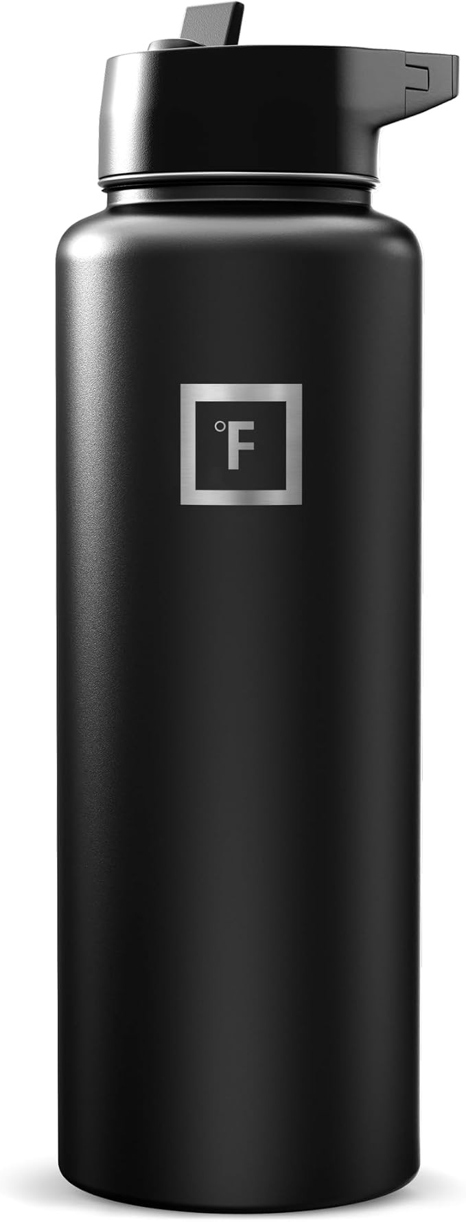 IRON °FLASK Camping & Hiking Hydration Flask with Straw, Wide Mouth Insulated Stainless Steel Sp... | Amazon (US)
