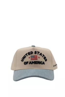 KenzKustomz Women's United States of America - Denim Blue Vintage Trucker Hat | Belk