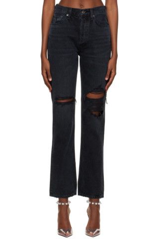 Black Lana Jeans | SSENSE