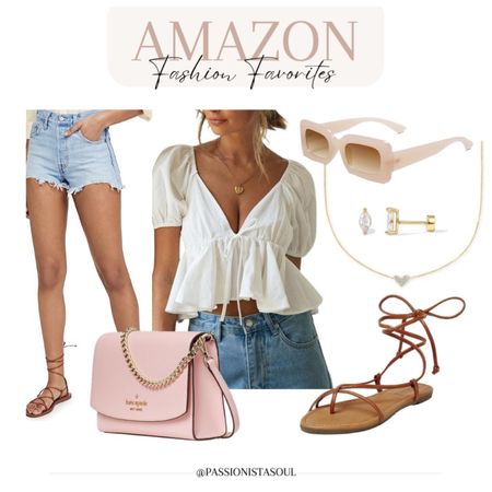 Amazon Trendy Outfit Inspiration #outfitinspo #summeroutfitinspo #cuteshoes #sandals #sunglasses 

#LTKstyletip #LTKshoecrush #LTKFind