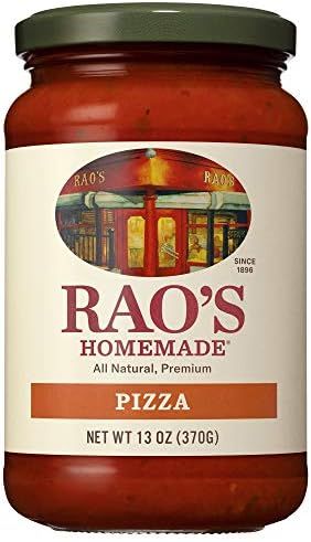 Rao's Homemade Classic Pizza Sauce, 13 oz, Carb Conscious, Keto Friendly, All Natural, Premium Qu... | Amazon (US)