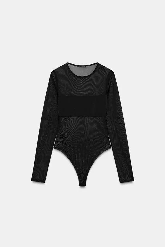COMBINATION TULLE BODYSUIT | Zara US
