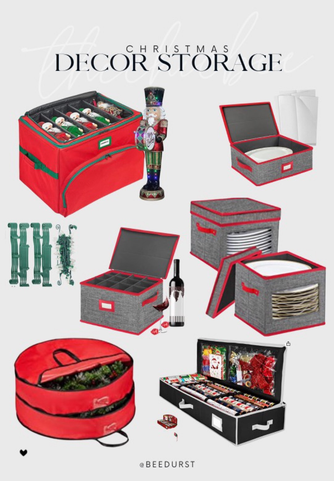 Christmas decorations storage 

Christmas, Christmas decor, storage, organization, new year

#LTKhome #LTKSeasonal