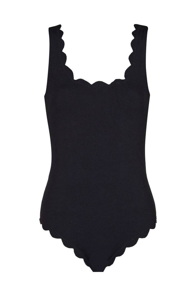 Long Torso Palm Springs Maillot in Black | Marysia Swim