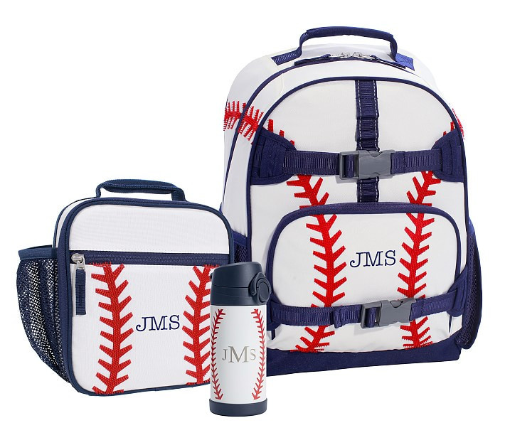 Mackenzie Baseball 3D Backpack & Lunch Bundle, Set of 3 | Pottery Barn Kids