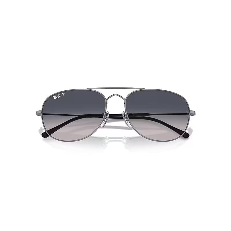 Ray-Ban Bain Bridge Sunglasses Gunmetal Frame Blue Lenses Polarized 60-17 | Ray-Ban (US)