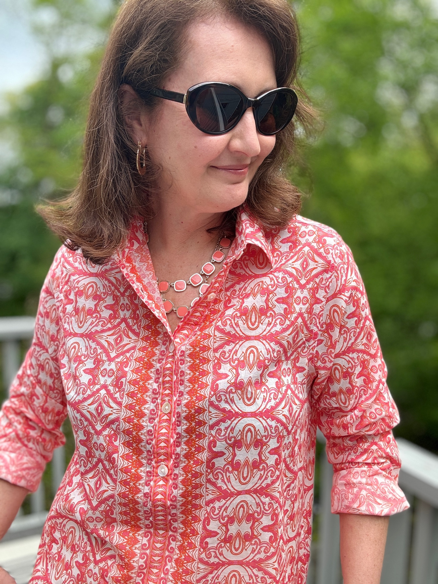 Code Theresa15 for 15 percent off 
Cotton voile is a lightweight, woven fabric usually made from 100% cotton or cotton blend. It has a higher thread count than most cotton fabrics which results in a silky soft touch. Voile fabric is a perfect option for spring and summer’s warm weather because it is lightweight, breathable and semi-sheer.

#LTKTravel #LTKStyleTip #LTKWorkwear