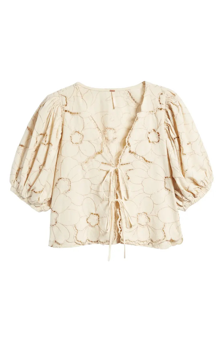 Free People June Embroidered Crop Top | Nordstrom | Nordstrom