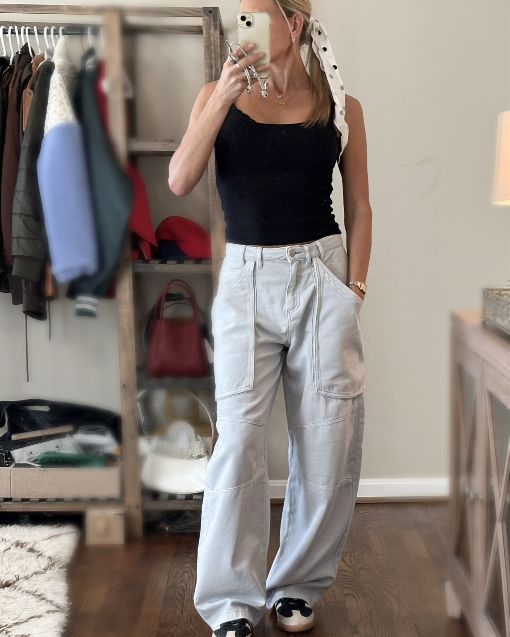 My new favorite cargo pants from @Zara styled from warm to cold! 

#LTKOver40 #LTKootd