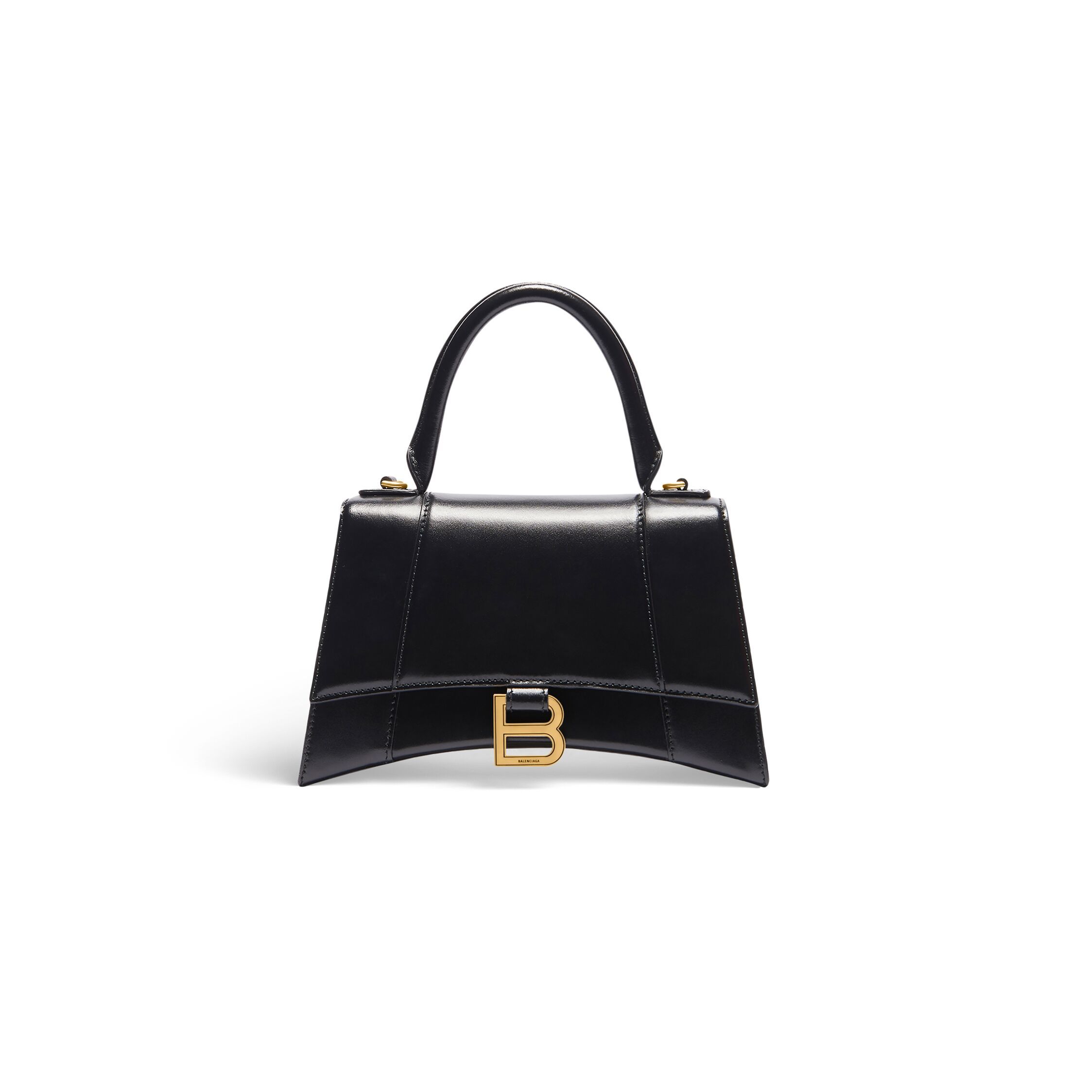 Women's Hourglass Small Handbag Box in Black | Balenciaga